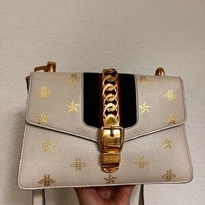 Gucci Beige and Gold Women's Bag